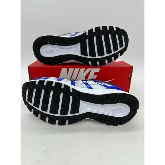 Nike P-6000 Youth Size 6.5 Women's Size 8 White Blue Athletic Shoes HV5064 402 - Picture 3 of 6